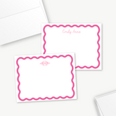 Scallop Wave Border Flat Card Set